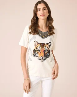 Shirt mit Tigerkopf
