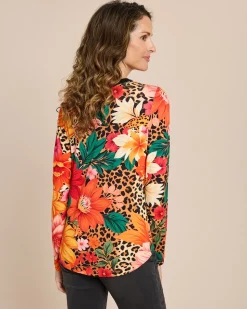 Shirt mit Tunika-Ausschnitt