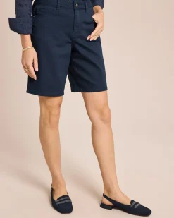 Shorts aus Baumwoll-Twill