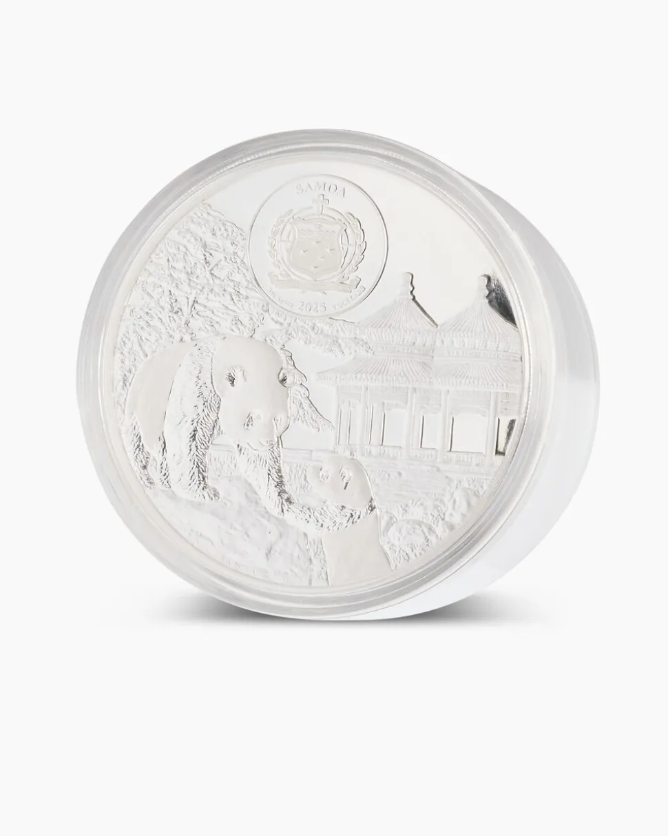 Silber-3D -Skulpturmünze Himmelstempel