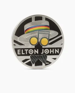 Silbermünze Elton John 2020