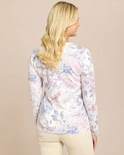 Soft Pullover Hortensien-Rosen-Mix