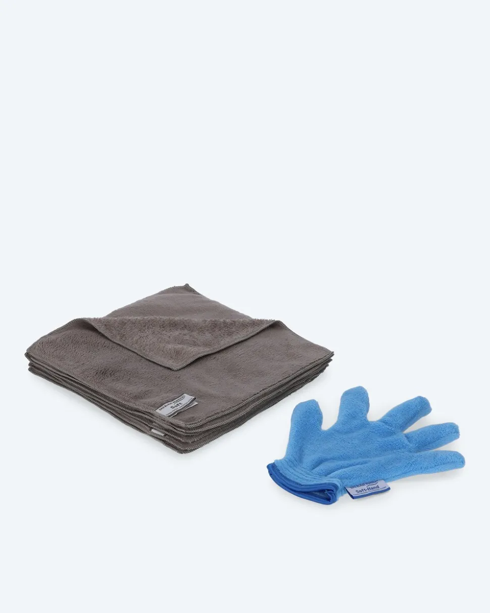 Soft Tücher 6er-Set & Handschuh