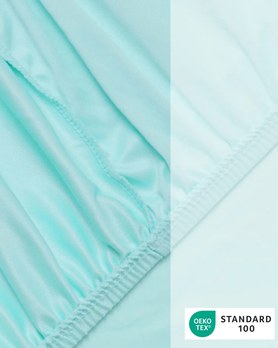 Spannbettlaken aus Interlock-Jersey
