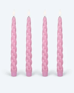Stabkerzen Glossy, 4tlg.