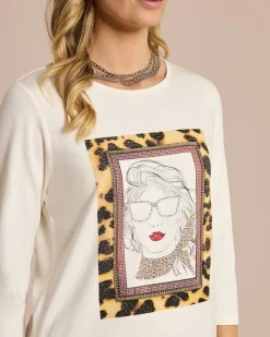 Statementshirt mit Skizze
