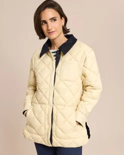 Steppjacke mit abnehmbaren Ärmeln