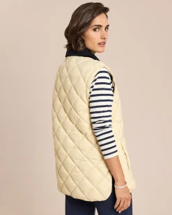 Steppjacke mit abnehmbaren Ärmeln