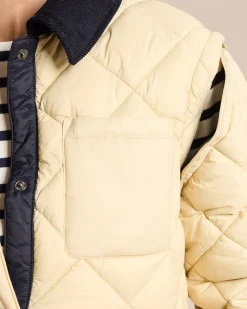 Steppjacke mit abnehmbaren Ärmeln