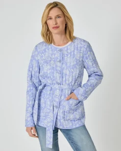 Steppjacke mit Gürtel