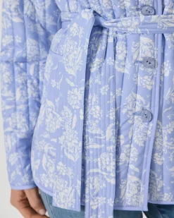 Steppjacke mit Gürtel