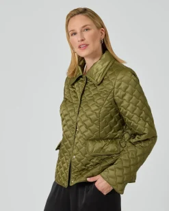 Steppjacke mit Kragen