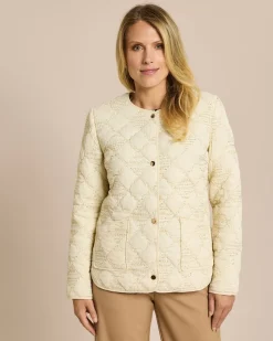 Steppjacke mit Lurex