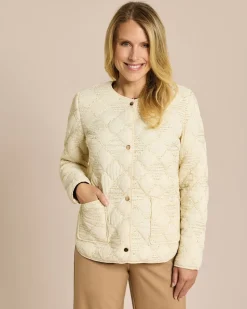 Steppjacke mit Lurex