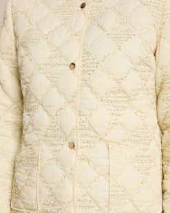 Steppjacke mit Lurex