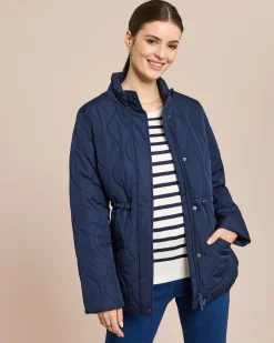 Steppjacke mit Tunnelzug