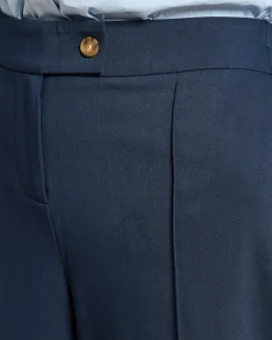 Stoffhose mit Biese leicht verkürzt