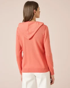 Strick-Hoodie mit Logo