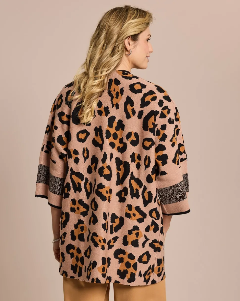 Strickjacke mit Leo