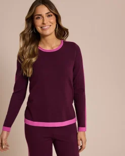 Strickpullover mit Farbdetail