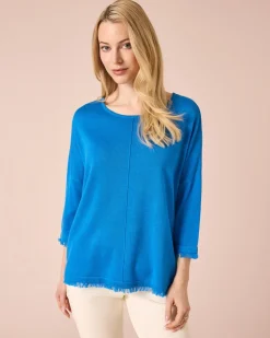 Strickpullover mit Fransen