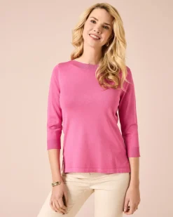 Strickpullover mit U-Boot-Ausschnitt