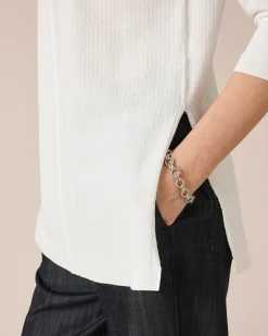 Strickshirt mit Struktur
