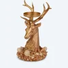 Stumpenkerzenhalter "Hirsch", hoch