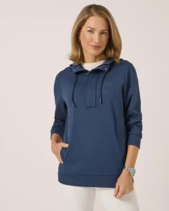 Sweat Hoodie mit Logo-Stickerei