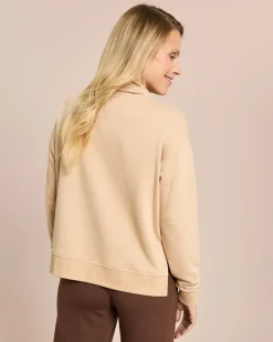 Sweatpullover mit Schlitzen