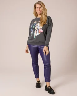 Sweatshirt mit Brustprint