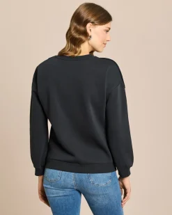 Sweatshirt mit großer Schleife