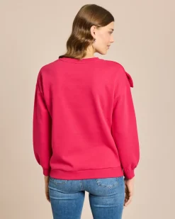 Sweatshirt mit großer Schleife