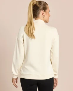 Sweatshirt mit lockerem Kragen