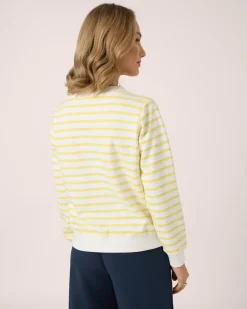 Sweatshirt mit Streifen