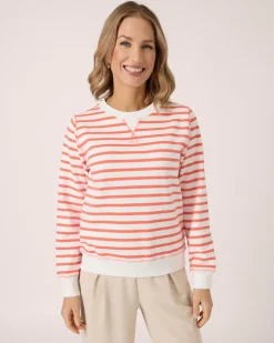 Sweatshirt mit Streifen