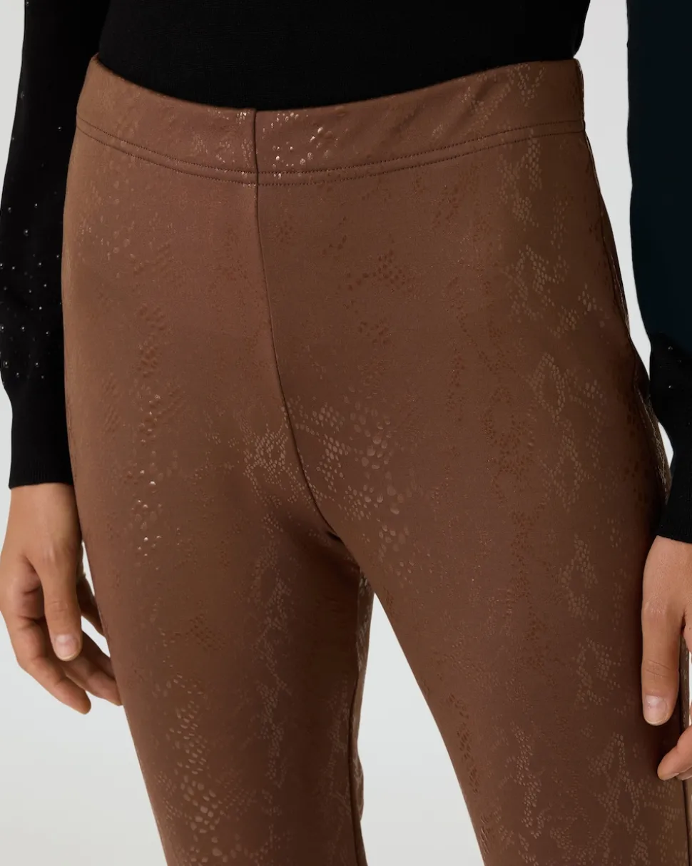 Thermohose mit Schlangen-Print
