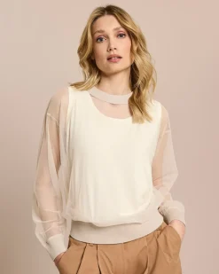 Tüll-Sweatshirt
