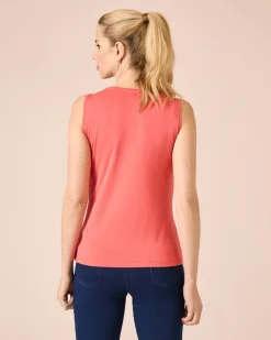 Top mit Strass-Logo