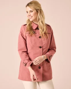 Trenchcoat mit Dekoknöpfen