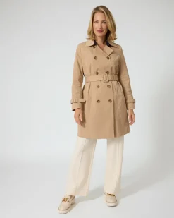 Trenchcoat mit Farbkontrast
