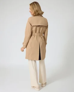 Trenchcoat mit Farbkontrast
