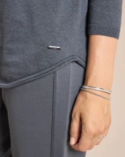 TR Pullover mit Seidenanteil