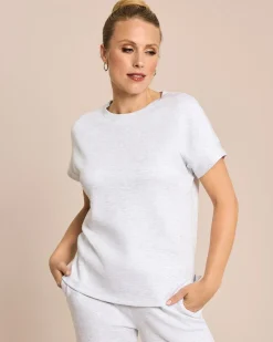 T-Shirt aus Sweatware