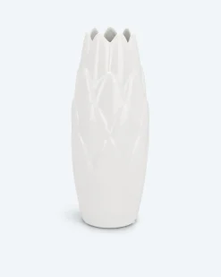 Vase im Blütendesign
