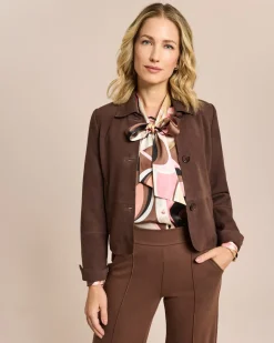 Velour-Lederjacke