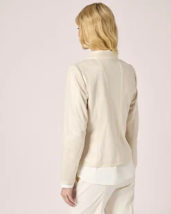 Velourslederimitat-Jacke