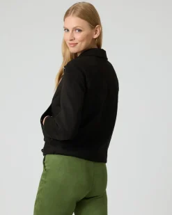 Velourslederimitat-Jacke
