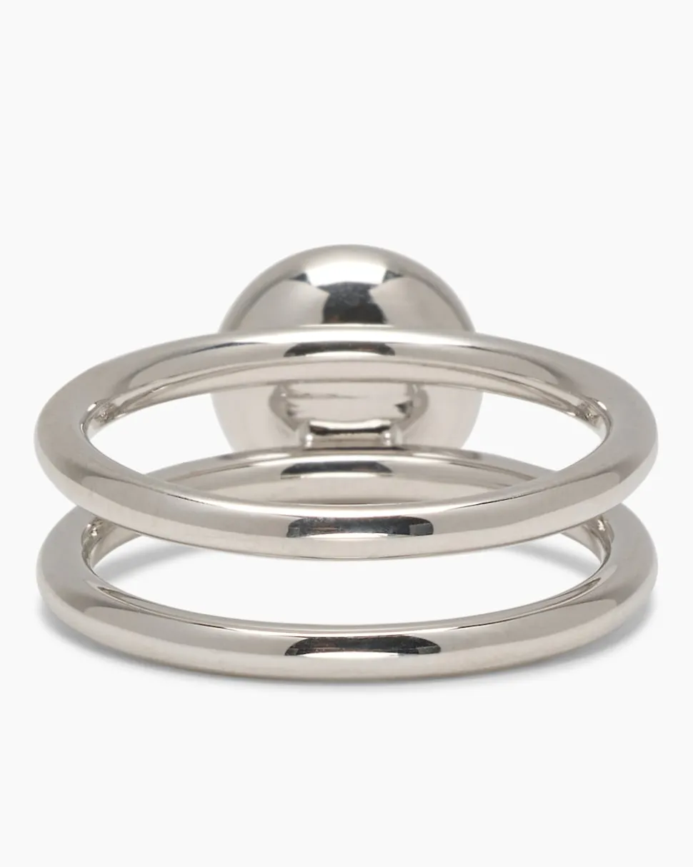 Verwandlungsring 3er Set mit MK-Perle 8 mm und Zirkonia