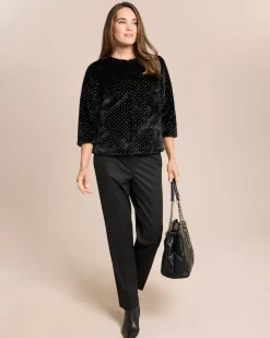 Webpelzjacke mit Glitzer